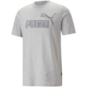 Textiel Heren T-shirts korte mouwen Puma  Grijs
