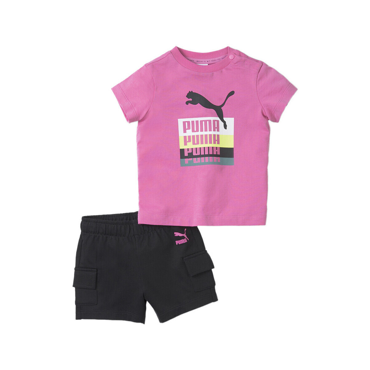 Textiel Meisjes Trainingspakken Puma  Zwart