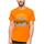 Textiel Heren T-shirts korte mouwen Superdry  Oranje