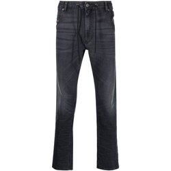 Textiel Heren Straight jeans Diesel KROOLEY-Y-NE Zwart