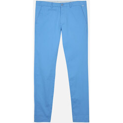 Textiel Heren Broeken / Pantalons Oxbow Effen stretch chinobroek REANO Blauw