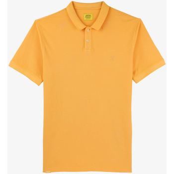 Textiel Heren Polo's korte mouwen Oxbow Overdyed piquépoloshirt met korte mouwen NASDAK Oranje