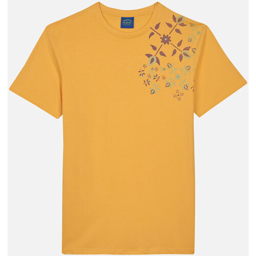 Textiel Heren T-shirts korte mouwen Oxbow Grafisch T-shirt met korte mouwen TASTA Oranje
