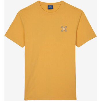Textiel Heren T-shirts korte mouwen Oxbow Grafisch T-shirt met korte mouwen TABULA Oranje