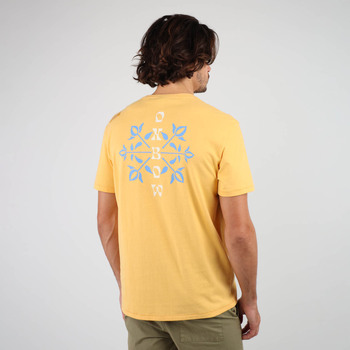 Oxbow Grafisch T-shirt met korte mouwen TABULA Oranje