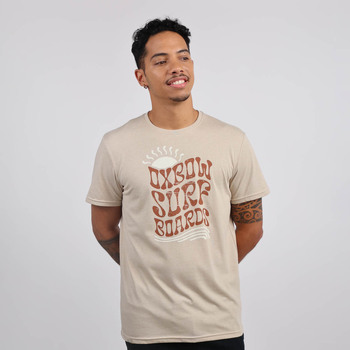 Oxbow Grafisch T-shirt met korte mouwen TAPAHI Grijs
