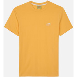 Textiel Heren T-shirts korte mouwen Oxbow Effen logo-T-shirt gedrukt op de borst TERONI Oranje
