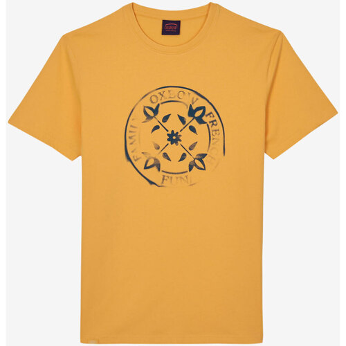 Textiel Heren T-shirts korte mouwen Oxbow Grafisch T-shirt met korte mouwen TELLIM Oranje