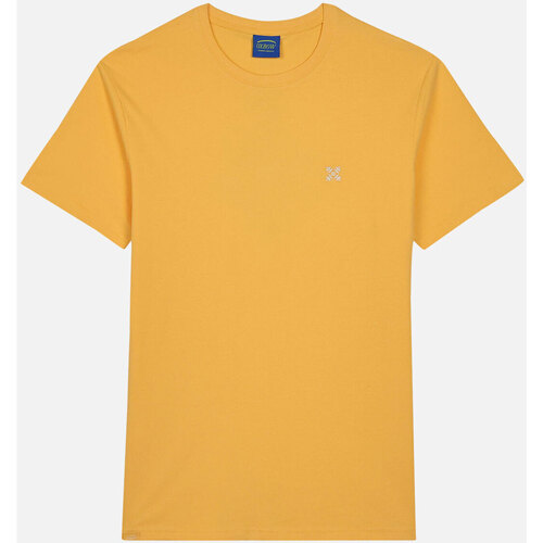Textiel Heren T-shirts korte mouwen Oxbow Grafisch T-shirt met korte mouwen TEFLA Oranje