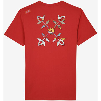 Oxbow Grafisch T-shirt met korte mouwen TUMURAI Rood
