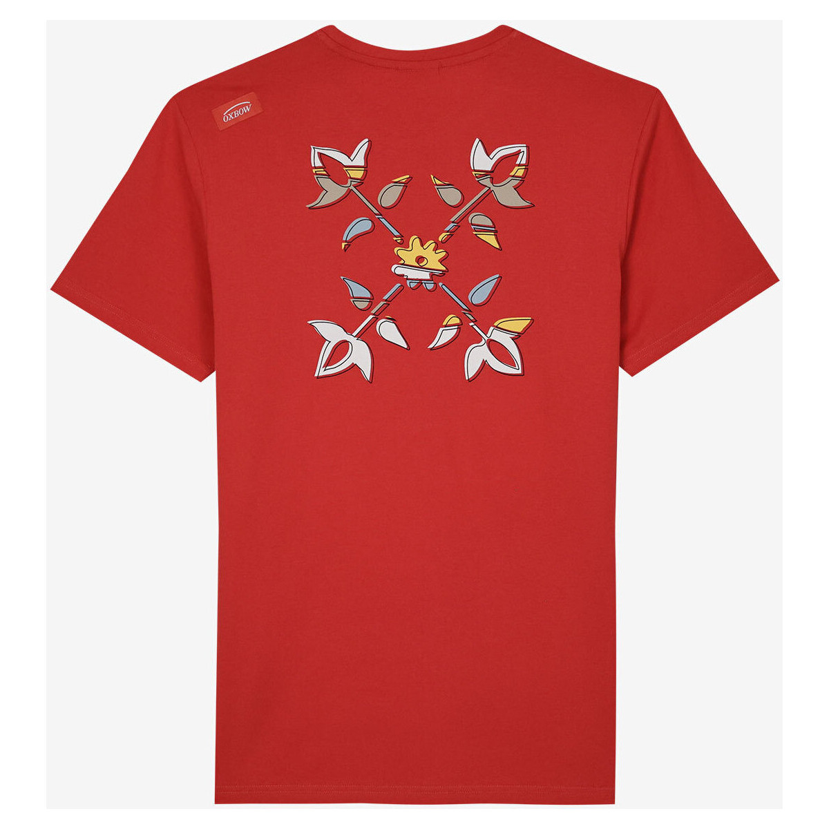 Textiel Heren T-shirts korte mouwen Oxbow Grafisch T-shirt met korte mouwen TUMURAI Rood