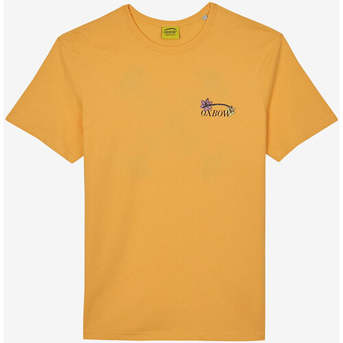 Textiel Heren T-shirts korte mouwen Oxbow Grafisch T-shirt met korte mouwen TEREVA Oranje