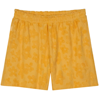 Textiel Dames Korte broeken / Bermuda's Oxbow Korte broek van badstofjacquard ORIATA Oranje