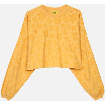 Textiel Dames Sweaters / Sweatshirts Oxbow Sweatshirt van badstofjacquard SUATOU Oranje
