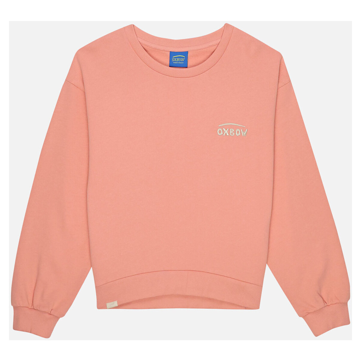 Textiel Dames Sweaters / Sweatshirts Oxbow Wijde, effen sweater met ronde hals SARDI Roze