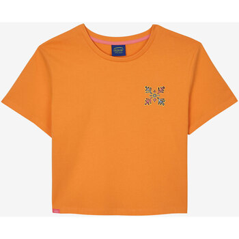 Textiel Dames T-shirts korte mouwen Oxbow Kort T-shirt met print TISURF Oranje