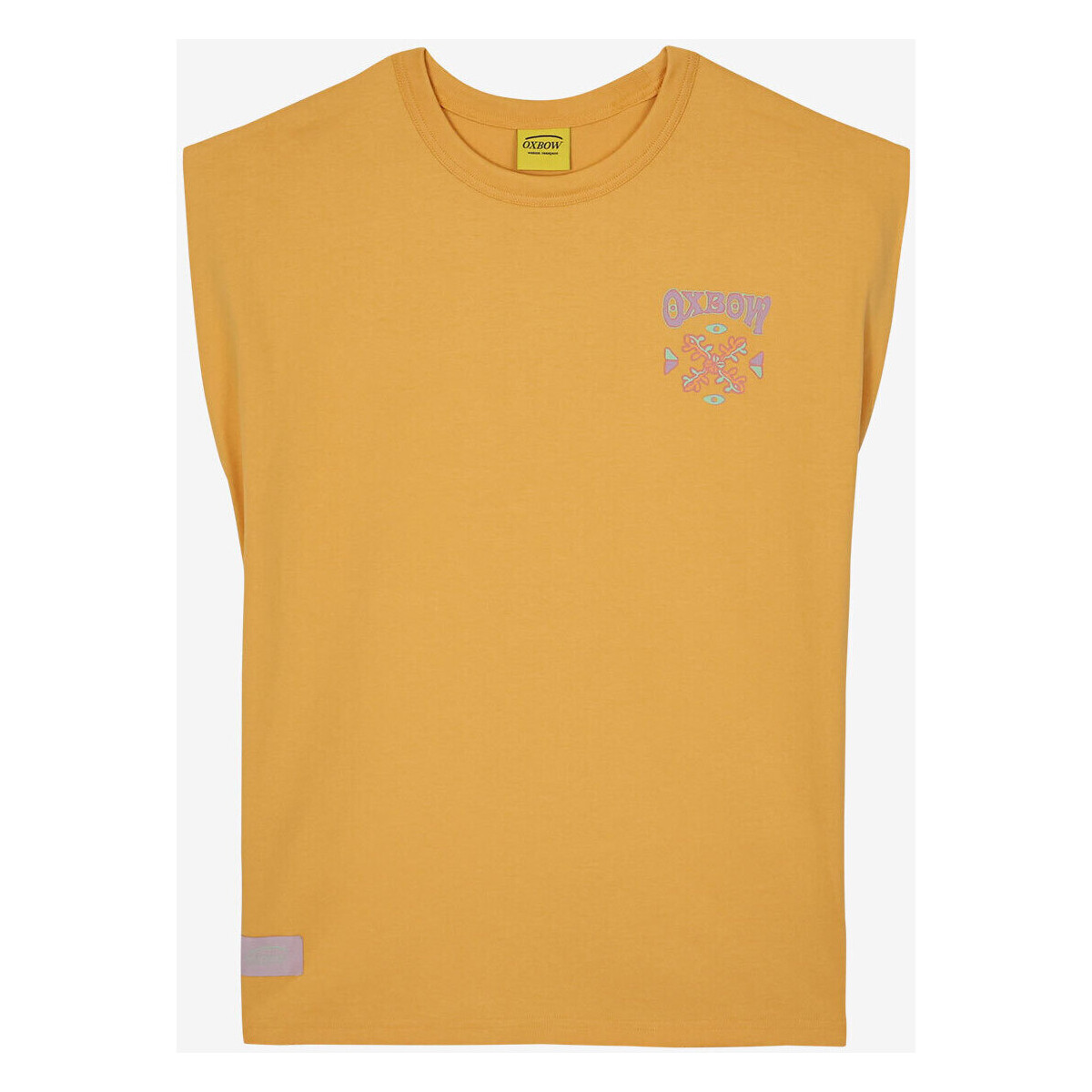 Textiel Dames T-shirts korte mouwen Oxbow Mouwloos t-shirt TEEHUPO Oranje
