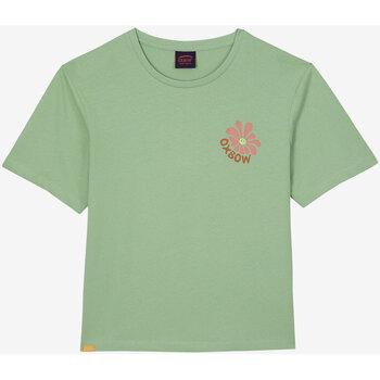 Textiel Dames T-shirts korte mouwen Oxbow Bedrukt t-shirt TAHCAT Groen