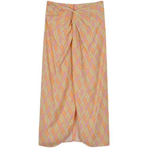 Textiel Dames Rokken Oxbow Bedrukte sarongrok URSINA Oranje