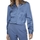 Textiel Dames Tops / Blousjes Vila Noos Shirt Ellette Satin - Coronet Blue Blauw