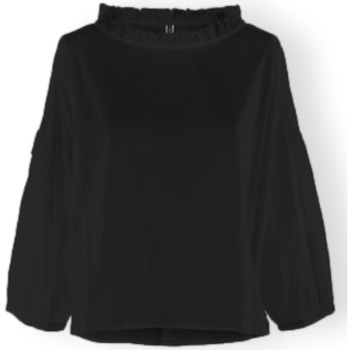 Textiel Dames Tops / Blousjes Wendykei T-Shirt 221153 - Black Zwart