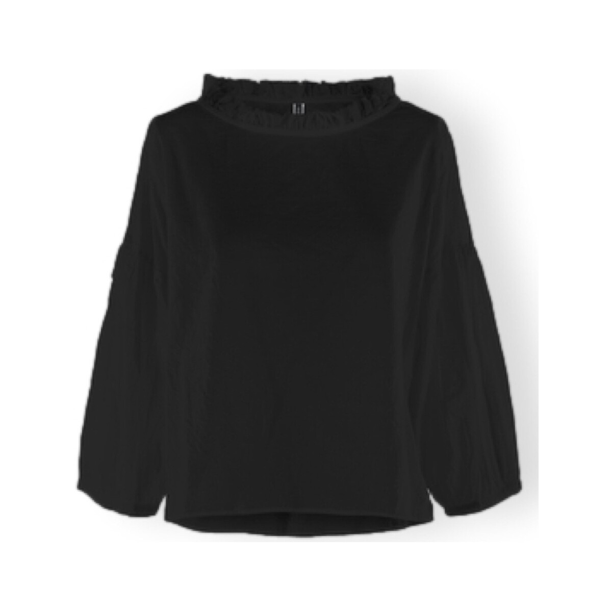 Textiel Dames Tops / Blousjes Wendykei T-Shirt 221153 - Black Zwart