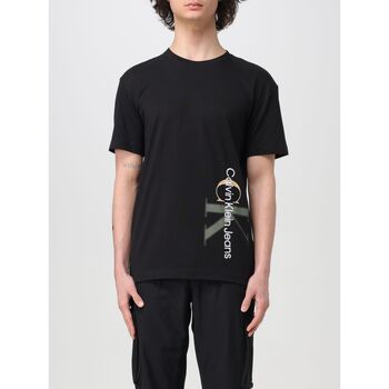 Textiel Heren T-shirts & Polo’s Calvin Klein Jeans J30J324783 BEH Zwart