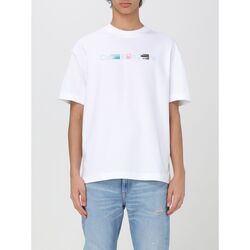 Textiel Heren T-shirts & Polo’s Calvin Klein Jeans J30J325195 YAF Wit