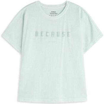 Textiel Dames T-shirts korte mouwen Ecoalf  Blauw