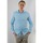 Textiel Heren Overhemden lange mouwen Vercate Lichtblauw Overhemd - Premium Linnen Blauw
