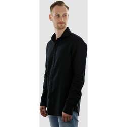 Textiel Heren Overhemden lange mouwen Vercate Linnen Overhemd - Zwart Zwart