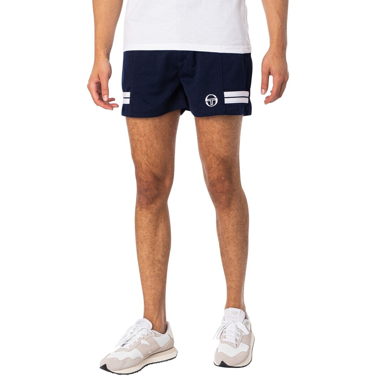 Textiel Heren Korte broeken / Bermuda's Sergio Tacchini Supermac tennisshorts Blauw