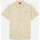 Textiel Heren Overhemden lange mouwen Oxbow Linnen overhemd met korte mouwen en print CELIN Bruin