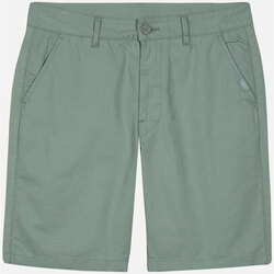 Textiel Heren Korte broeken / Bermuda's Oxbow Gevormde katoenen shorts OTUI Groen