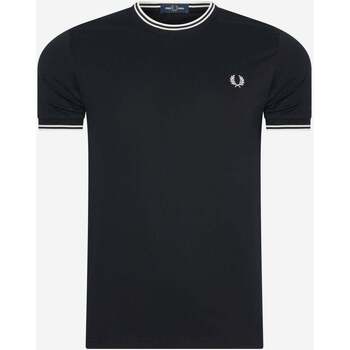 Fred Perry Twin tipped t-shirt Zwart