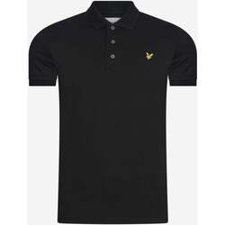 Textiel Heren T-shirts & Polo’s Lyle & Scott Plain polo shirt Zwart