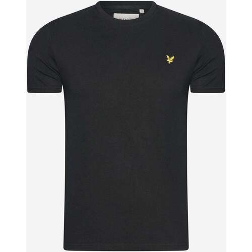Textiel Heren T-shirts & Polo’s Lyle & Scott Plain t-shirt Zwart