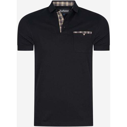 Textiel Heren T-shirts & Polo’s Barbour Corpatch polo Zwart