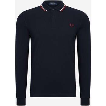 Fred Perry Polo Shirt Lange Mouw LS twin tipped shirt