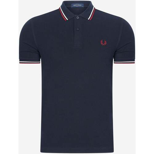 Textiel Heren T-shirts & Polo’s Fred Perry Twin tipped  shirt Rood