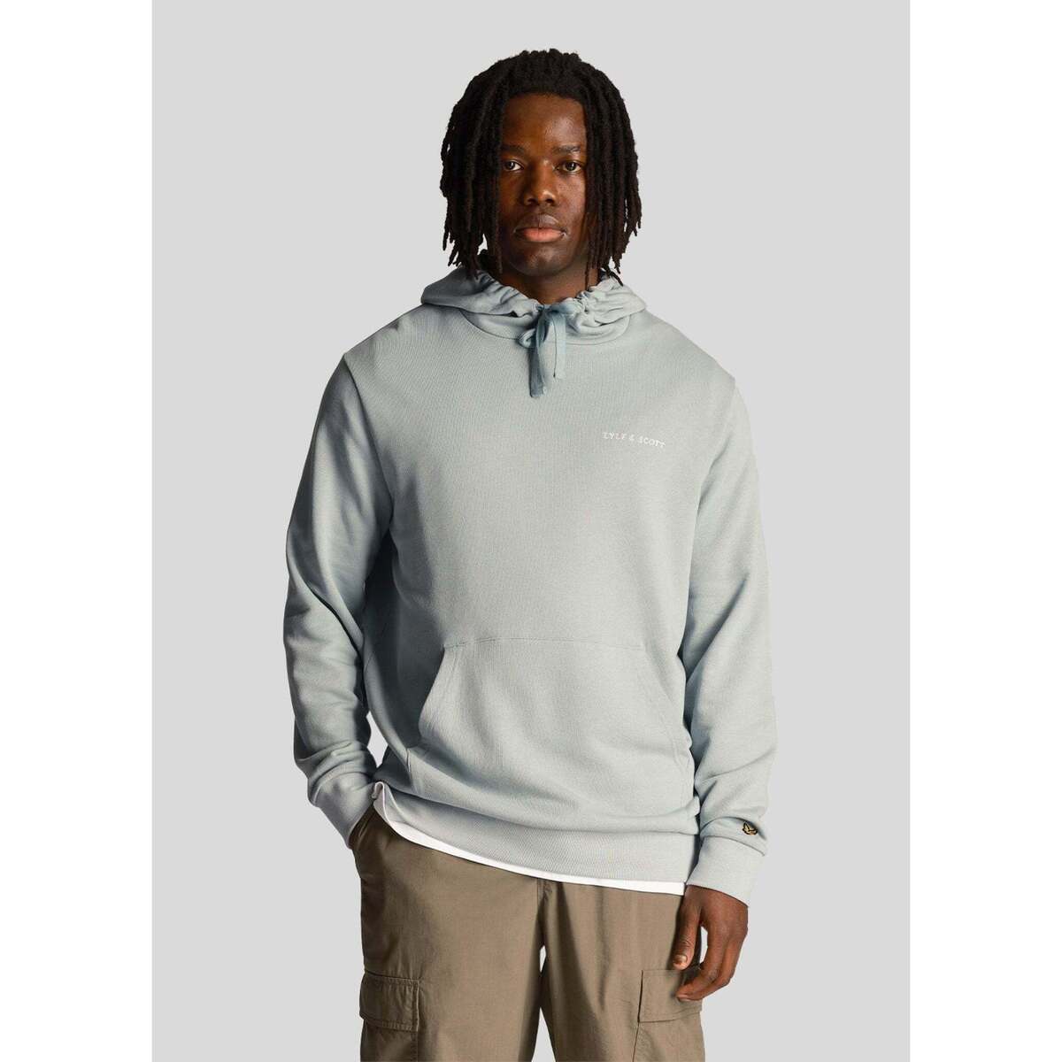 Textiel Heren Sweaters / Sweatshirts Lyle & Scott Loopback embroidered hoodie Blauw
