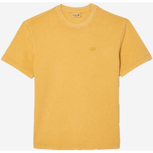 Textiel Heren T-shirts & Polo’s Lacoste Tone tee Goud