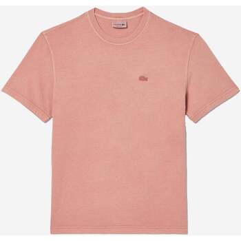 Textiel Heren T-shirts & Polo’s Lacoste Tone  tee Roze