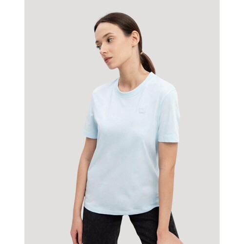 Textiel Dames T-shirts & Polo’s Calvin Klein Jeans J20J223226CYR Blauw
