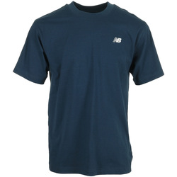 Textiel Heren T-shirts korte mouwen New Balance Se Ctn Ss Blauw