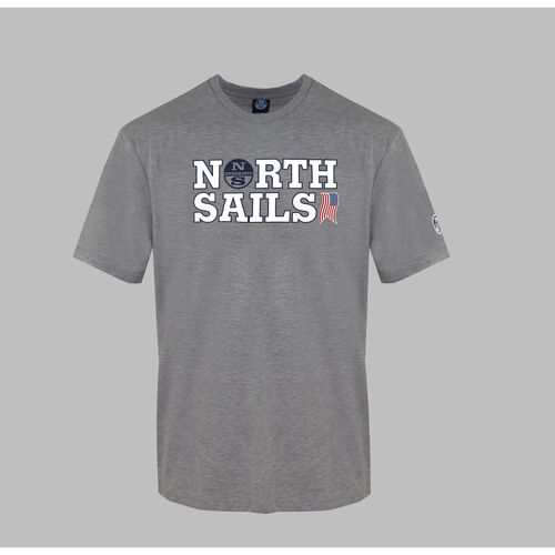 Textiel Heren T-shirts korte mouwen North Sails - 9024110 Grijs