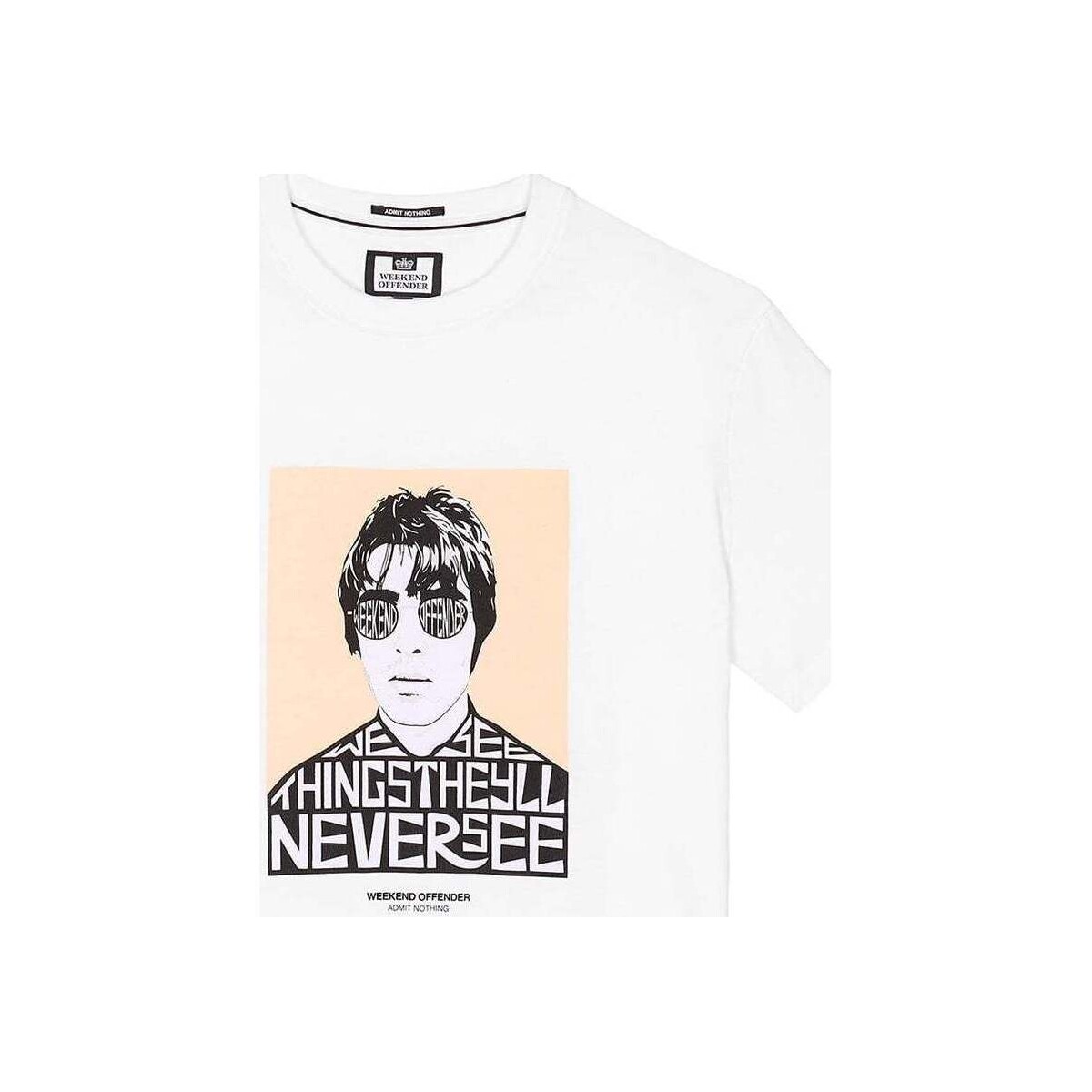 Textiel Heren T-shirts & Polo’s Weekend Offender Forever Wit