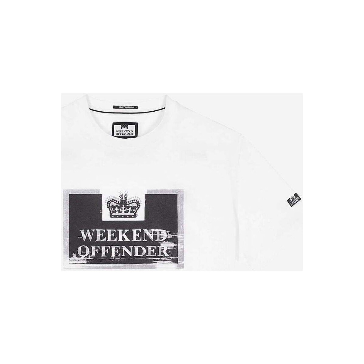 Textiel Heren T-shirts & Polo’s Weekend Offender Bonpensiero Wit