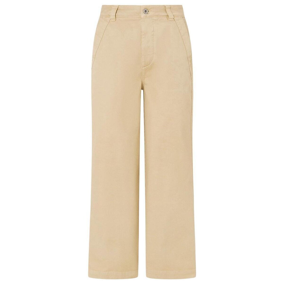 Textiel Dames Broeken / Pantalons Pepe jeans  Beige