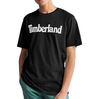 Textiel Heren T-shirts korte mouwen Timberland  Zwart